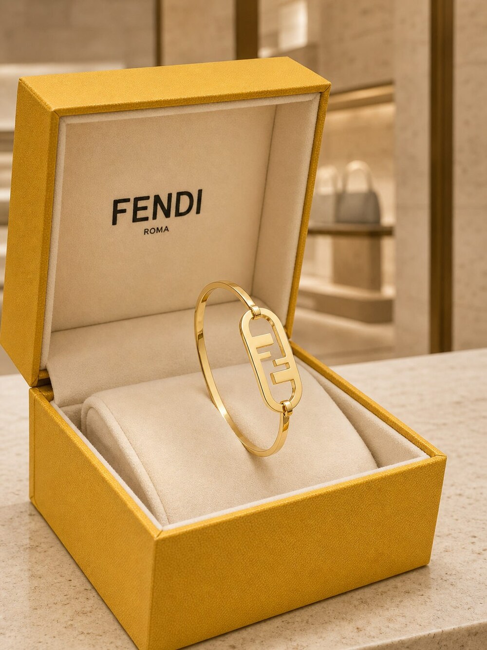 Fendi Modern Designer Bracelet Style 1 | New with Box - Picture 3 of 9